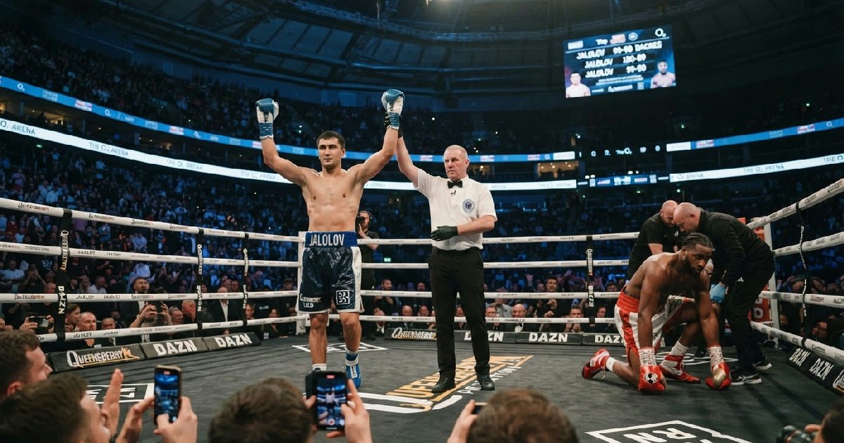 Bakhodir Jalolov dominates Solomon Dacres 99-90