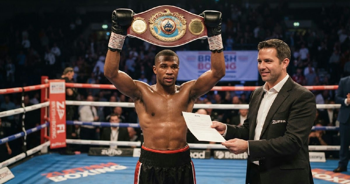 Denzel Bentley vacates WBO boxing title for Zuffa deal