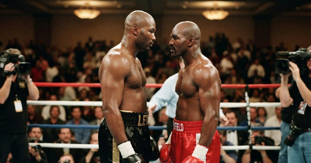 Home 1 Lennox Lewis names Evander Holyfield strongest opponent