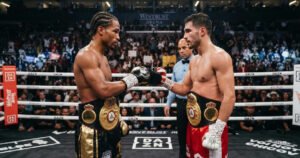 Floyd Schofield and Lucas Bahdi clash for wba title