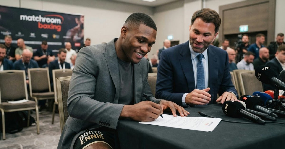 jaron ennis signs seven fight extension with matchroom