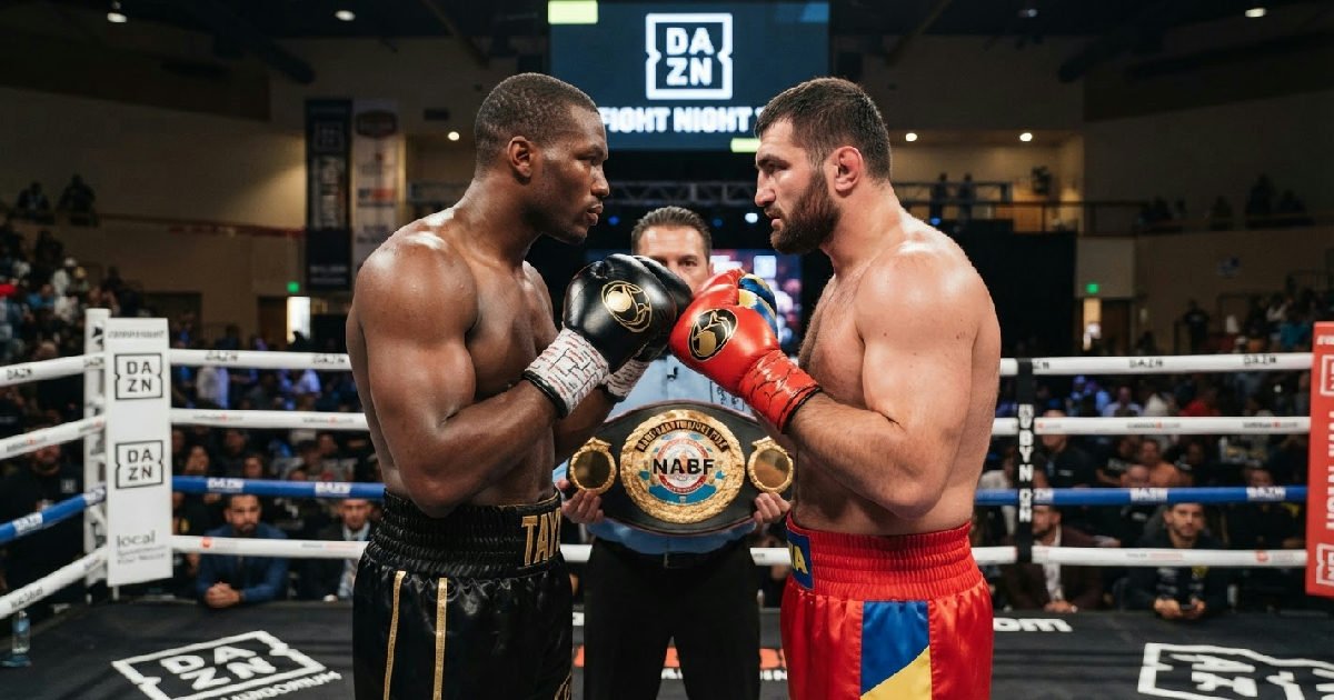 Home 1 Pryce Taylor fights Tsotne Rogava for NABF heavyweight title